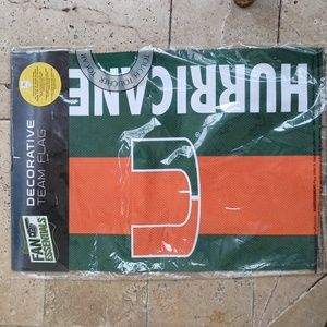Miami Hurricanes Decorative team flag